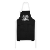 G-Ma Artisan Apron - Black - black/white